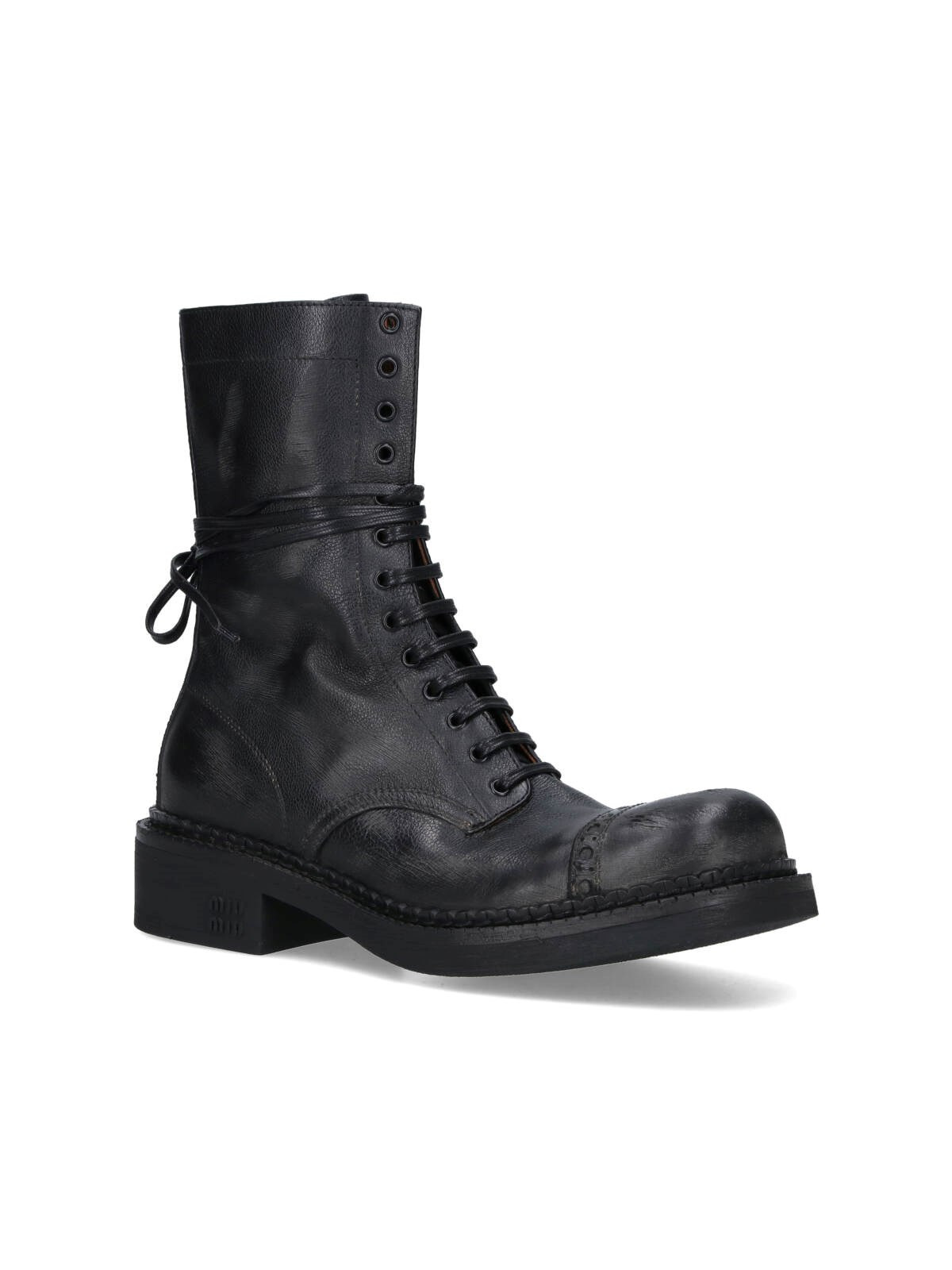 LACE UP ANKLE BOOTS - 2
