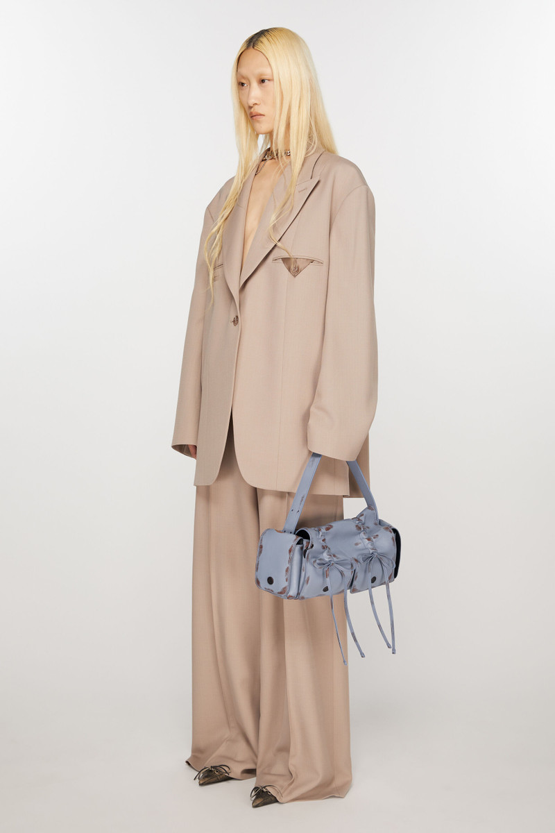 Multipocket bag - Lilac/brown 2