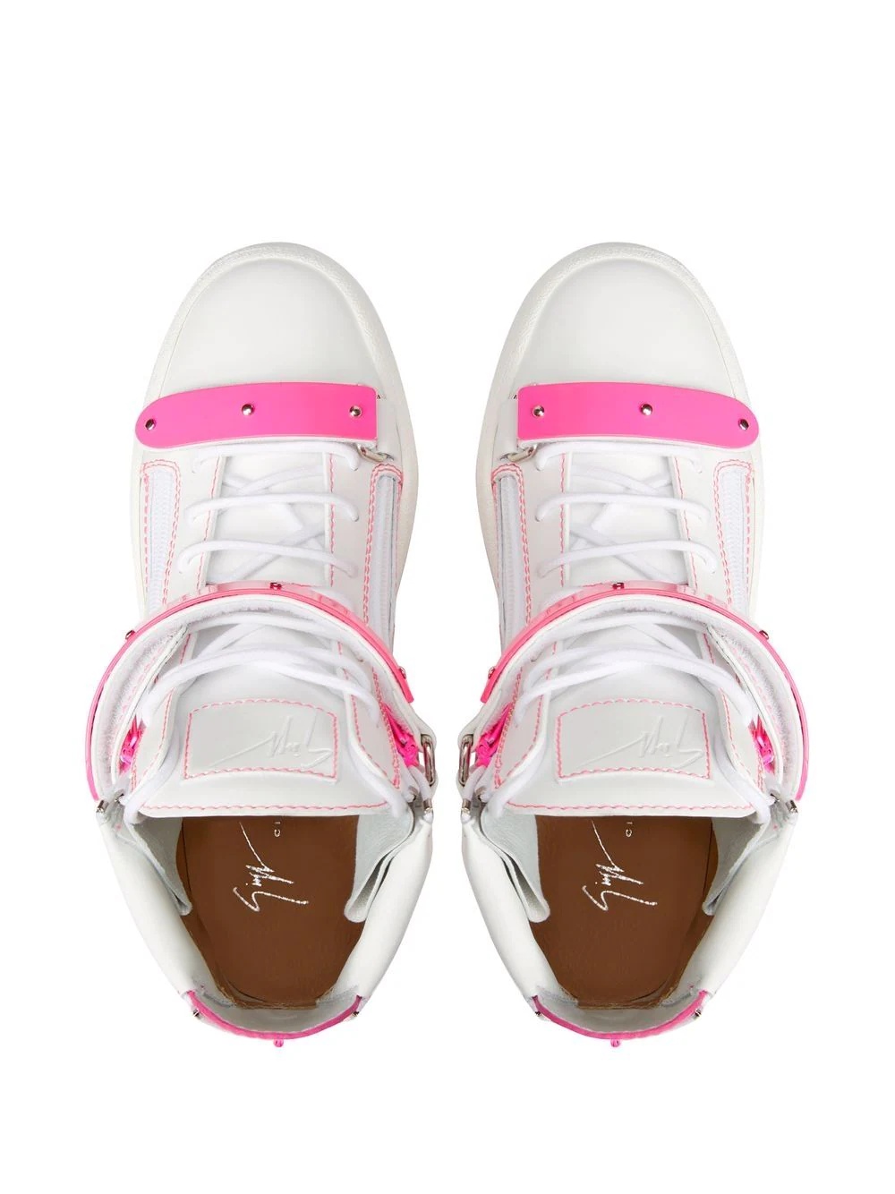 Coby high-top leather sneakers - 4