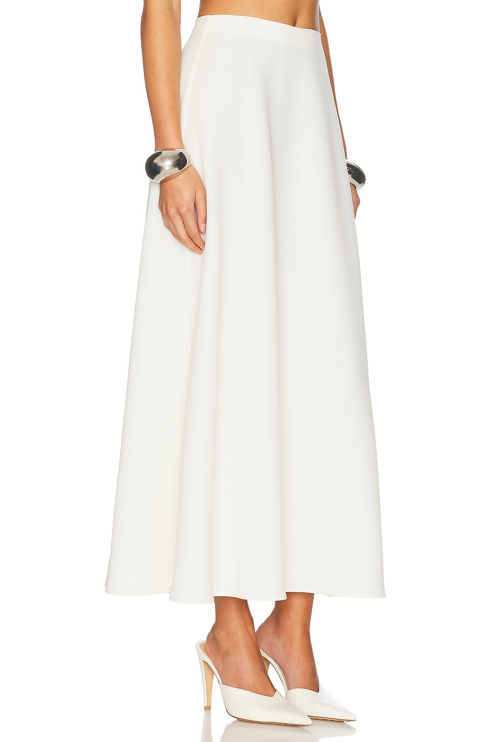 The Heavy Crepe Midi Skirt - 2