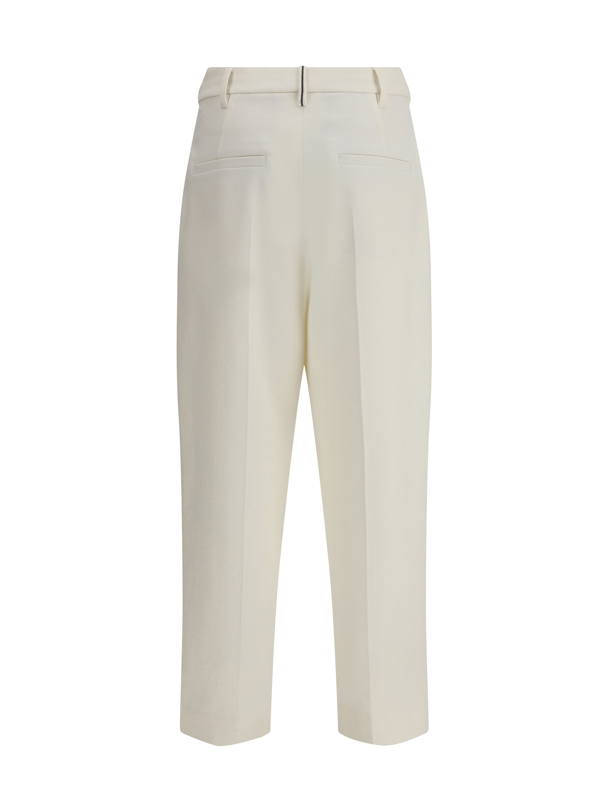 Brunello Cucinelli Women Cotton Chino Pants - 2