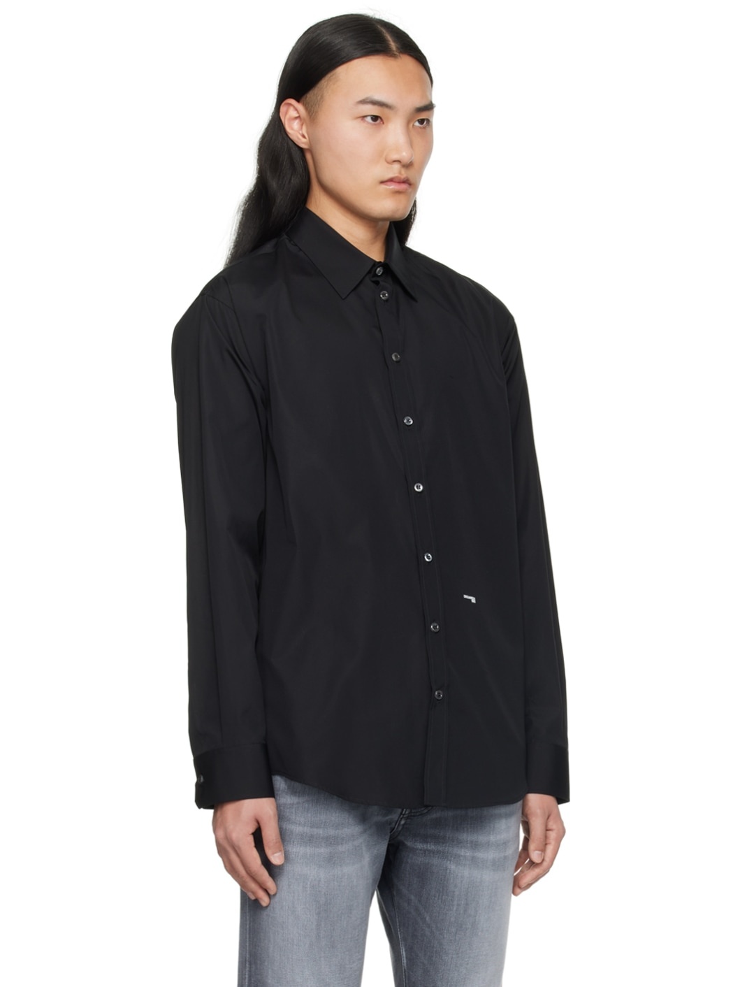 Black Printed Shirt - 2