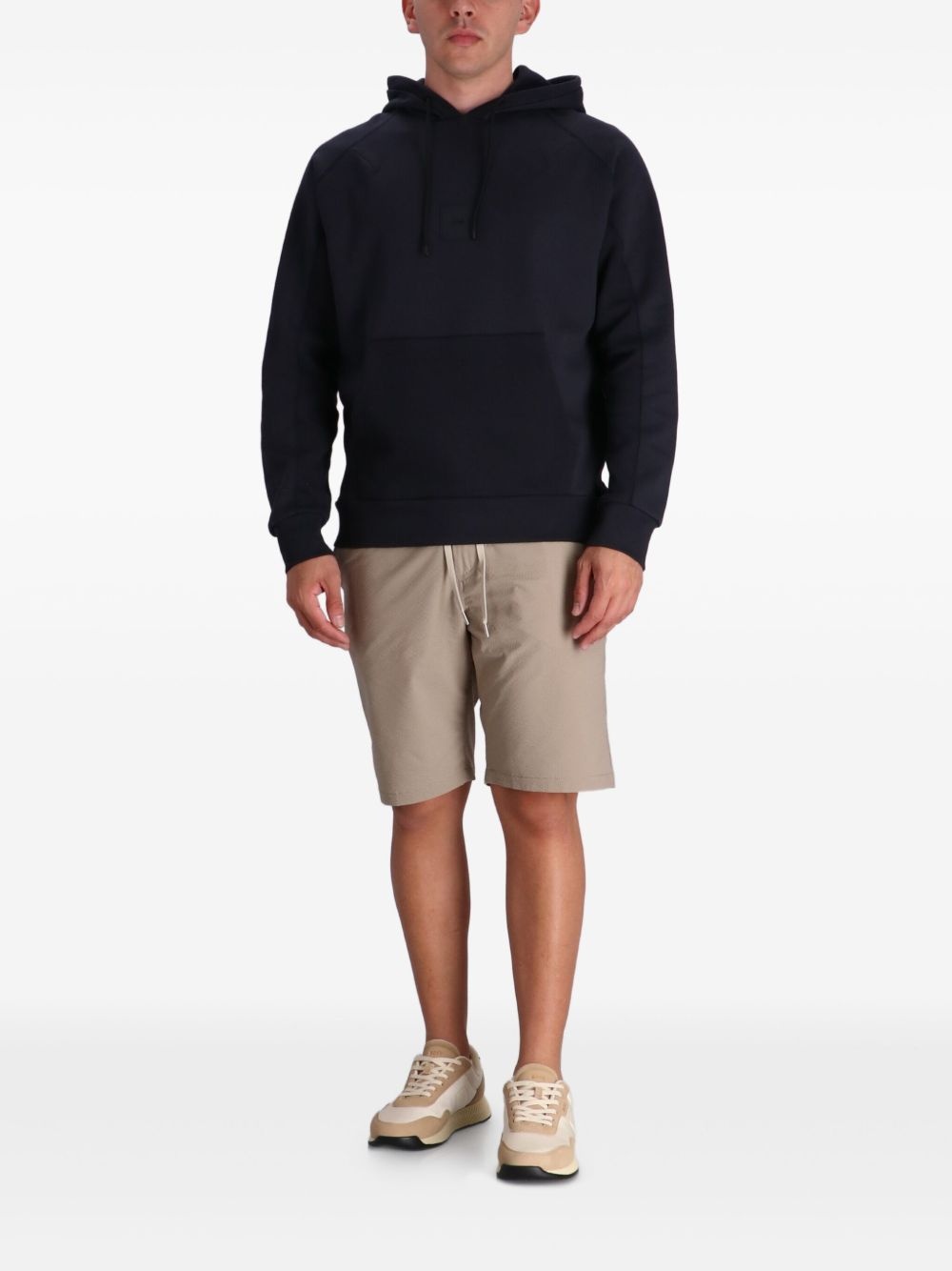 logo-patch hoodie - 2