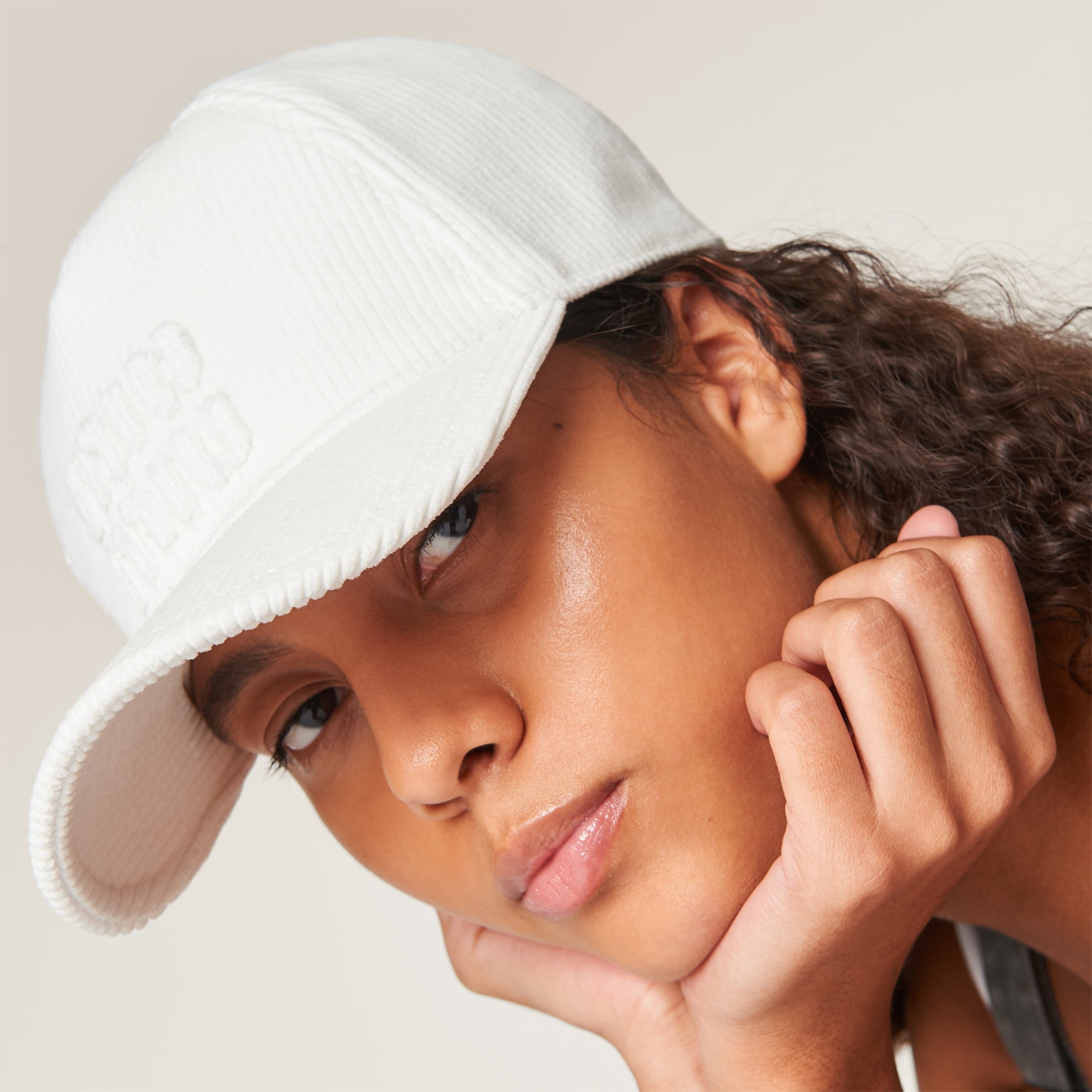 Velvet baseball cap - 1