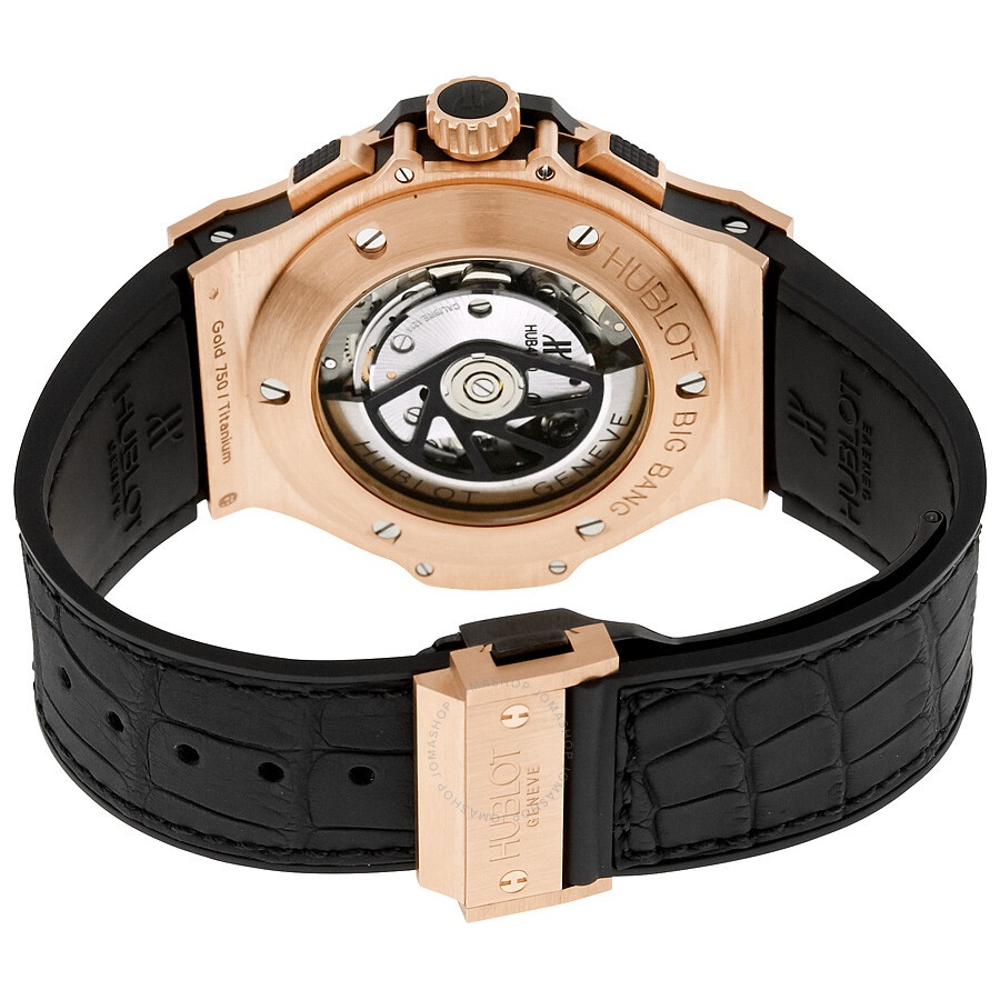 Hublot Big Bang Aero Bang Gold 44mm  Black Rubber  Men's Watch 311.PX.1180.GR - 3