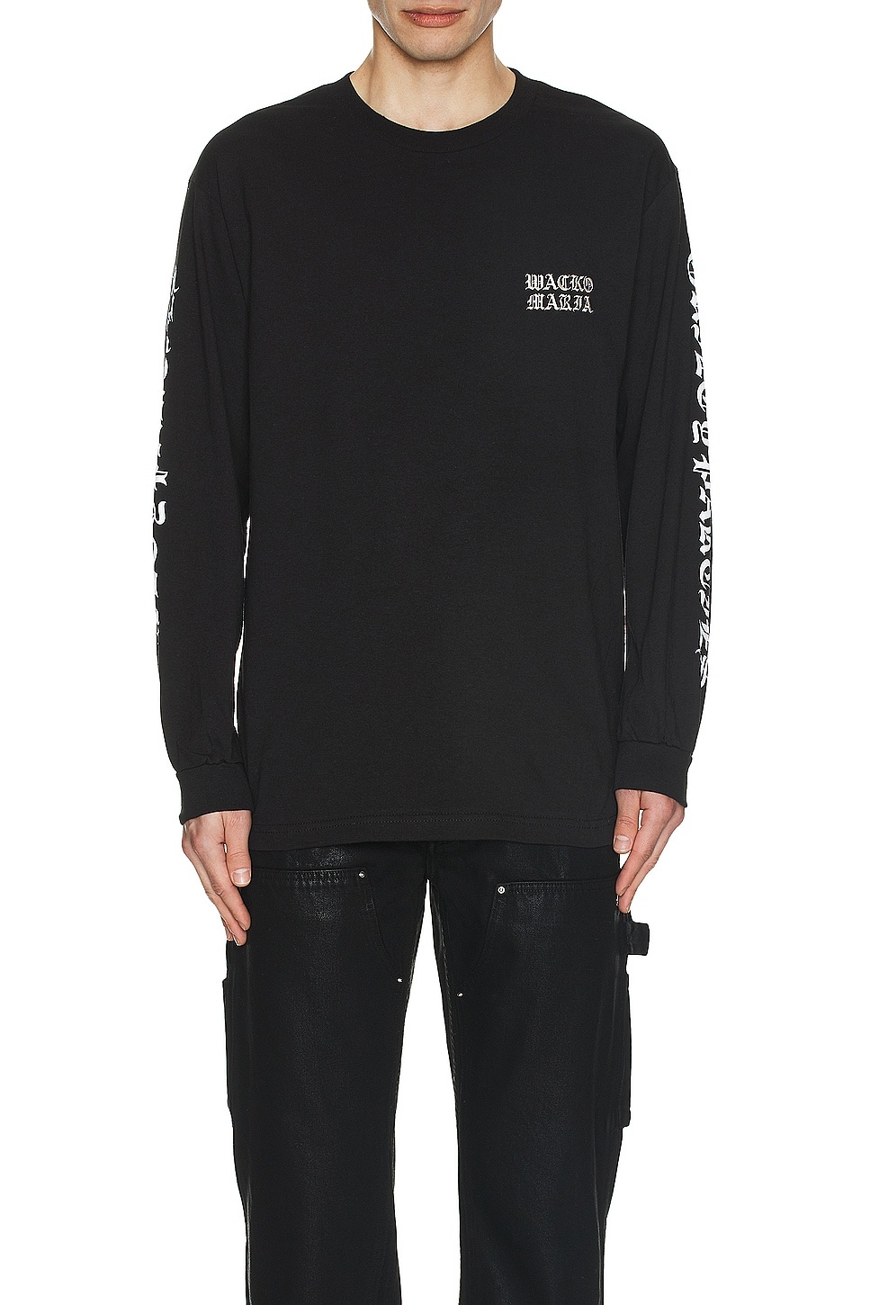 WACKO MARIA Crew Neck Long Sleeve T-Shirt | REVERSIBLE