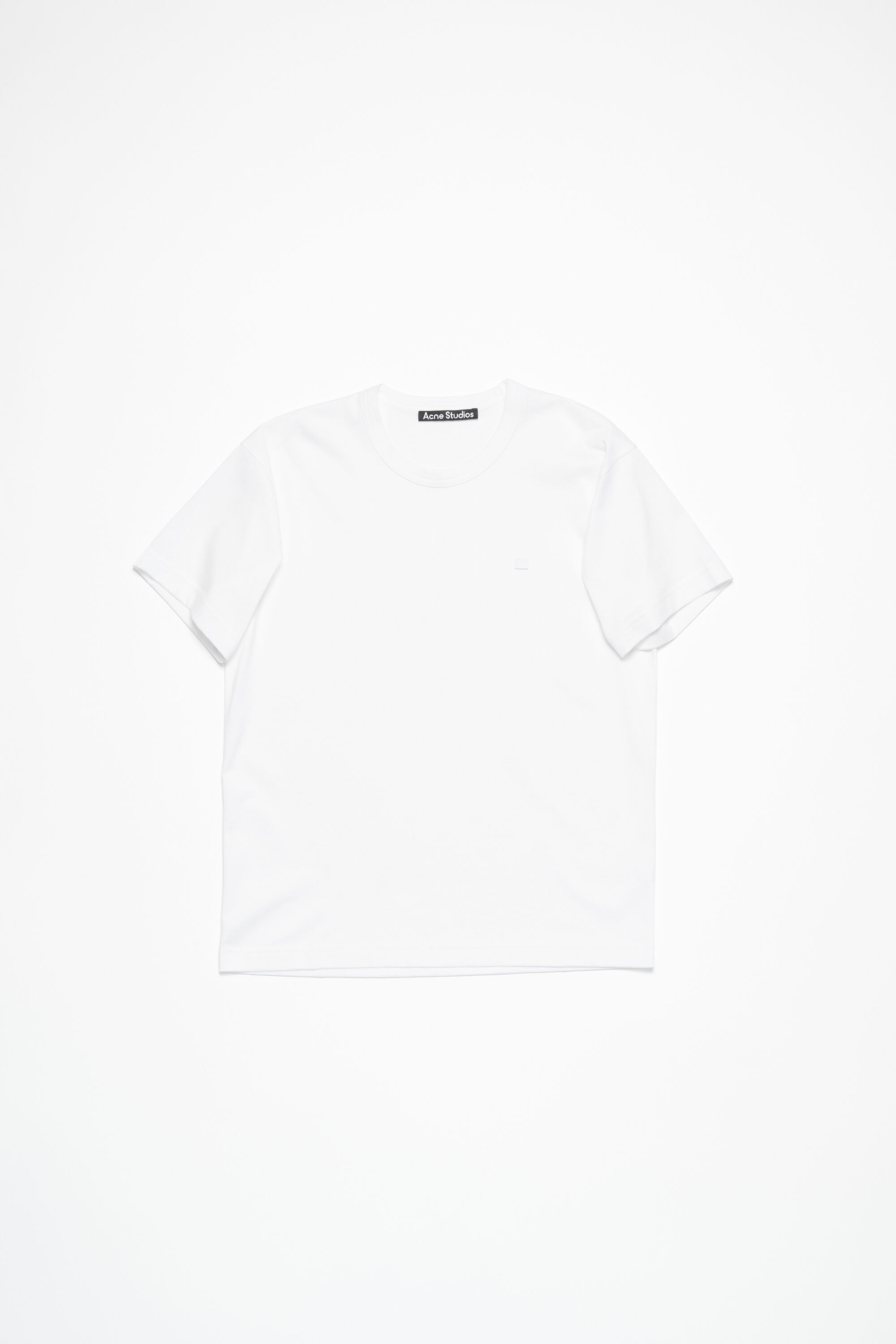 Crew neck t-shirt- Regular fit - Optic White - 1