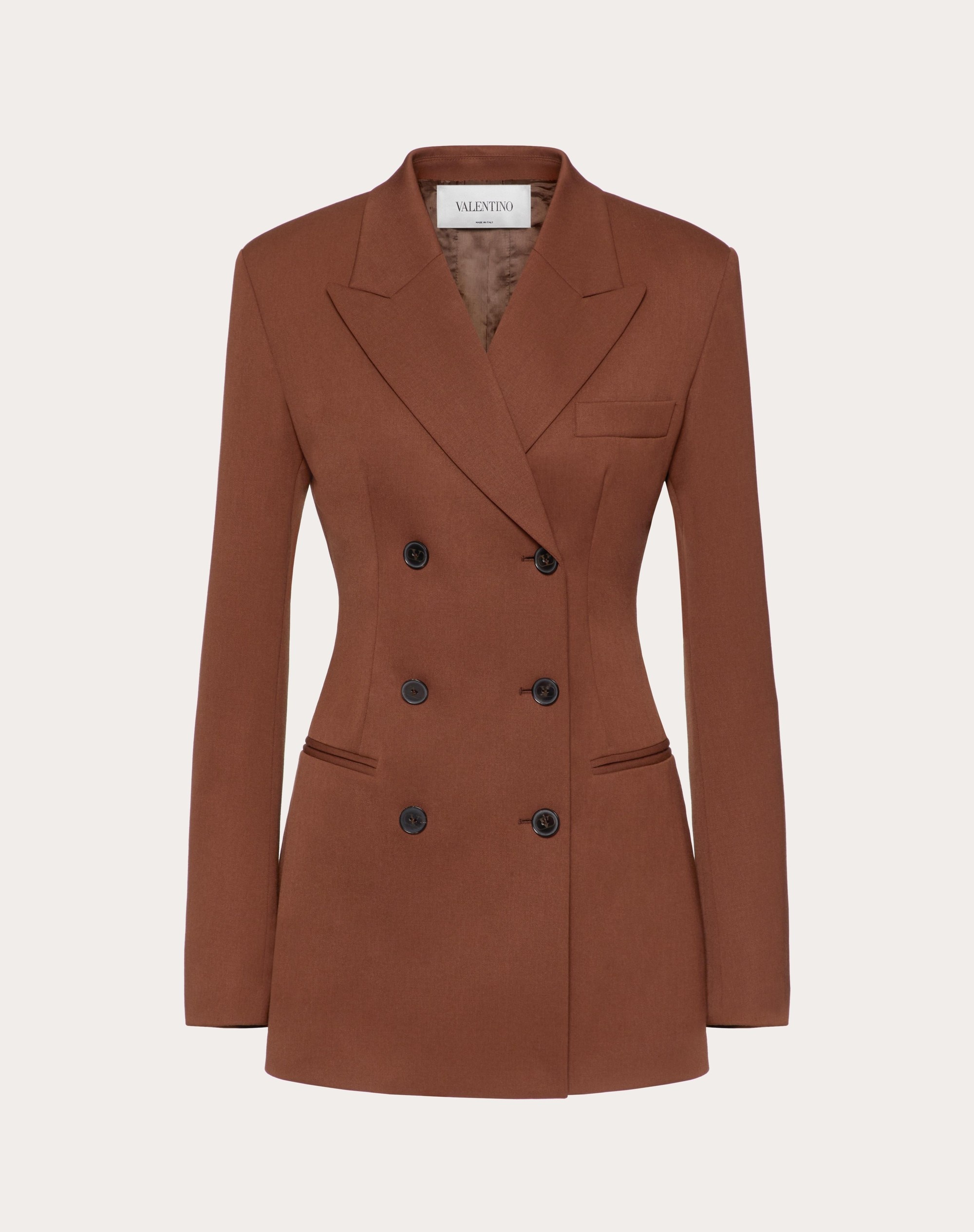 BLAZER IN STRETCH WOOL - 1
