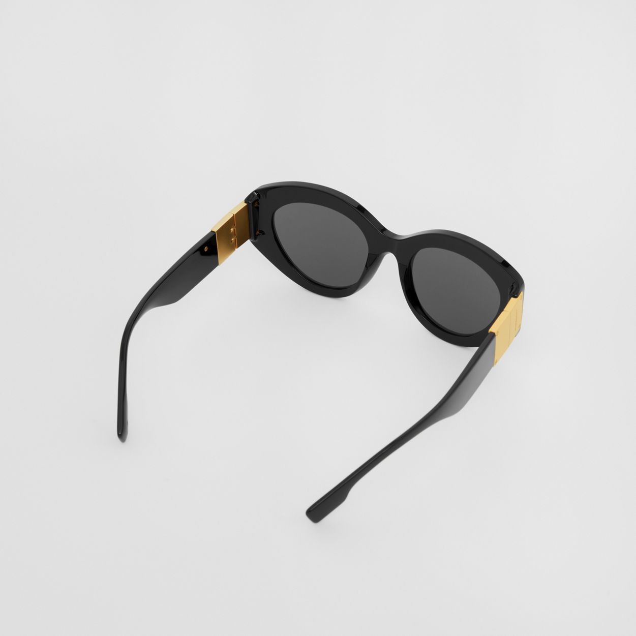 Hardware Detail Cat-eye Frame Sunglasses - 4