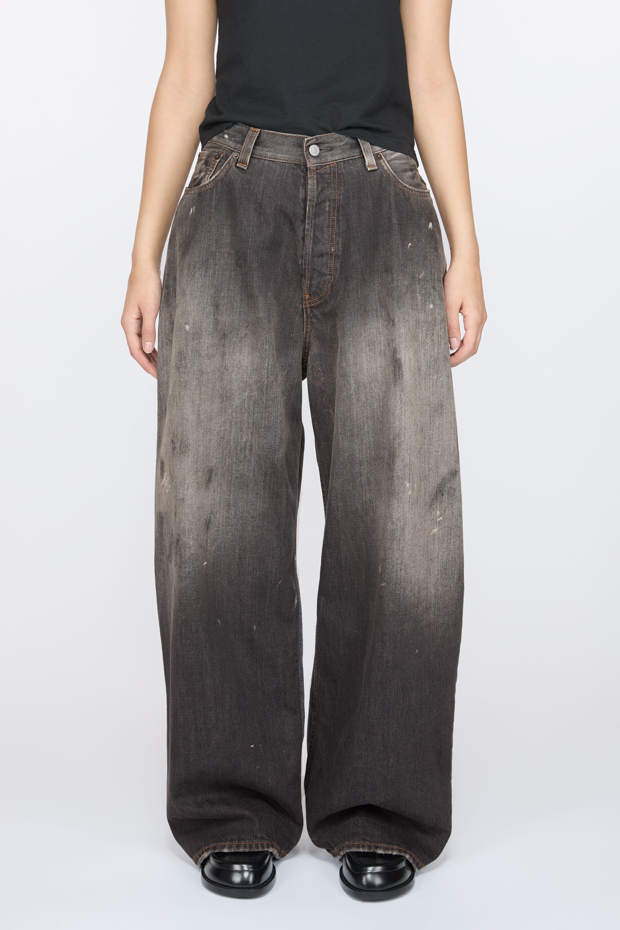 Super baggy fit jeans - 2023F - Black - 3