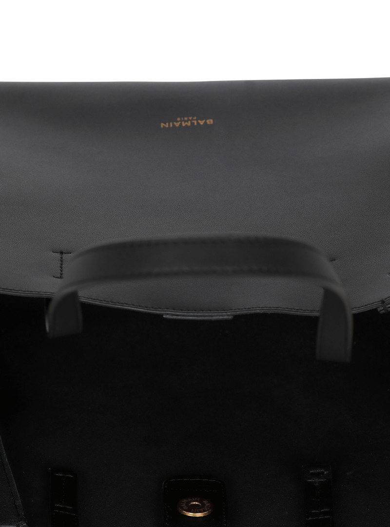 Emblème leather tote bag 5