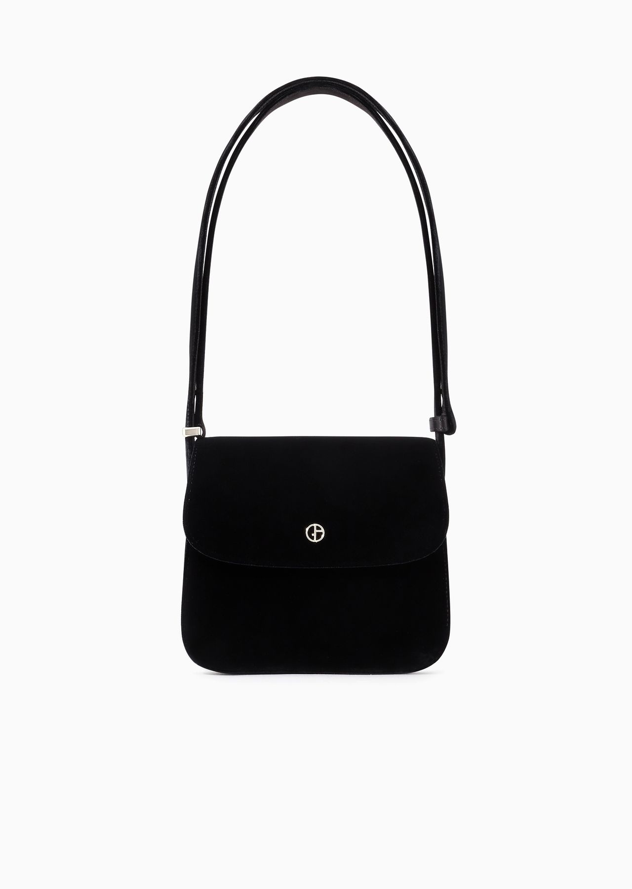 Small, velvet la Prima shoulder bag - 1