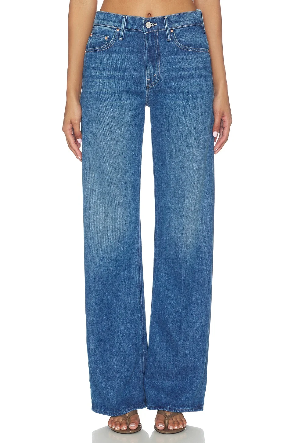 The Mid Rise Lasso Sneak Jeans - 1