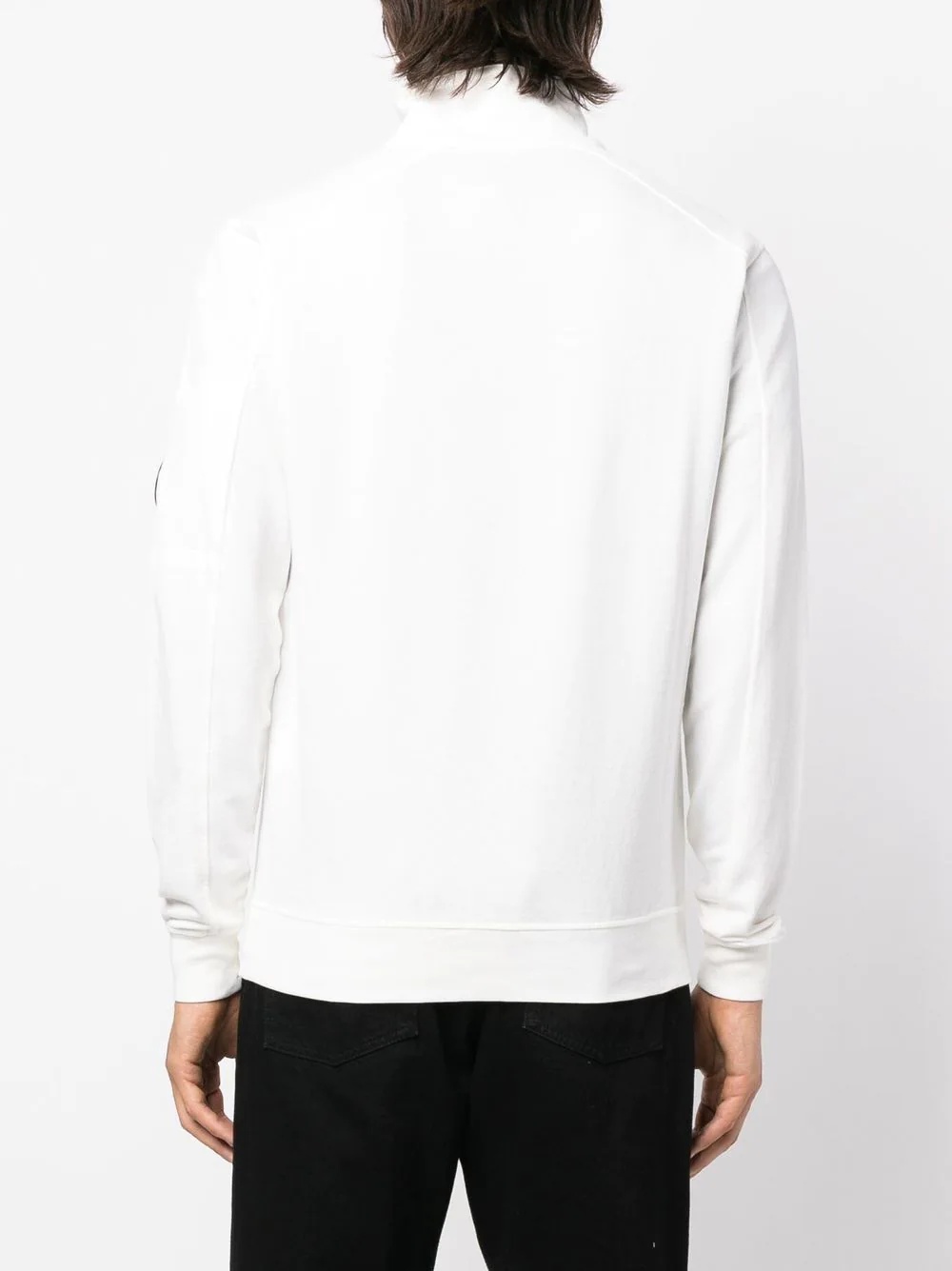 logo-patch high-neck sweatshirt - 4