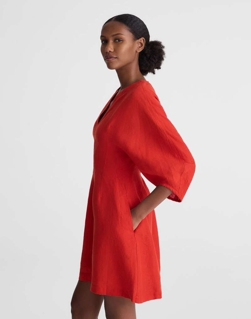 Splitneck Mini Dress 4