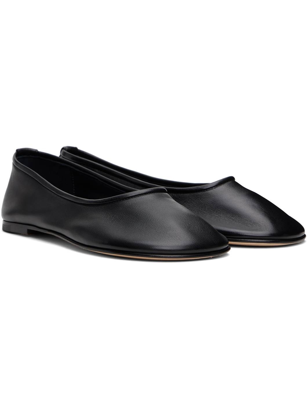 Black Rina Ballerina Flats - 4