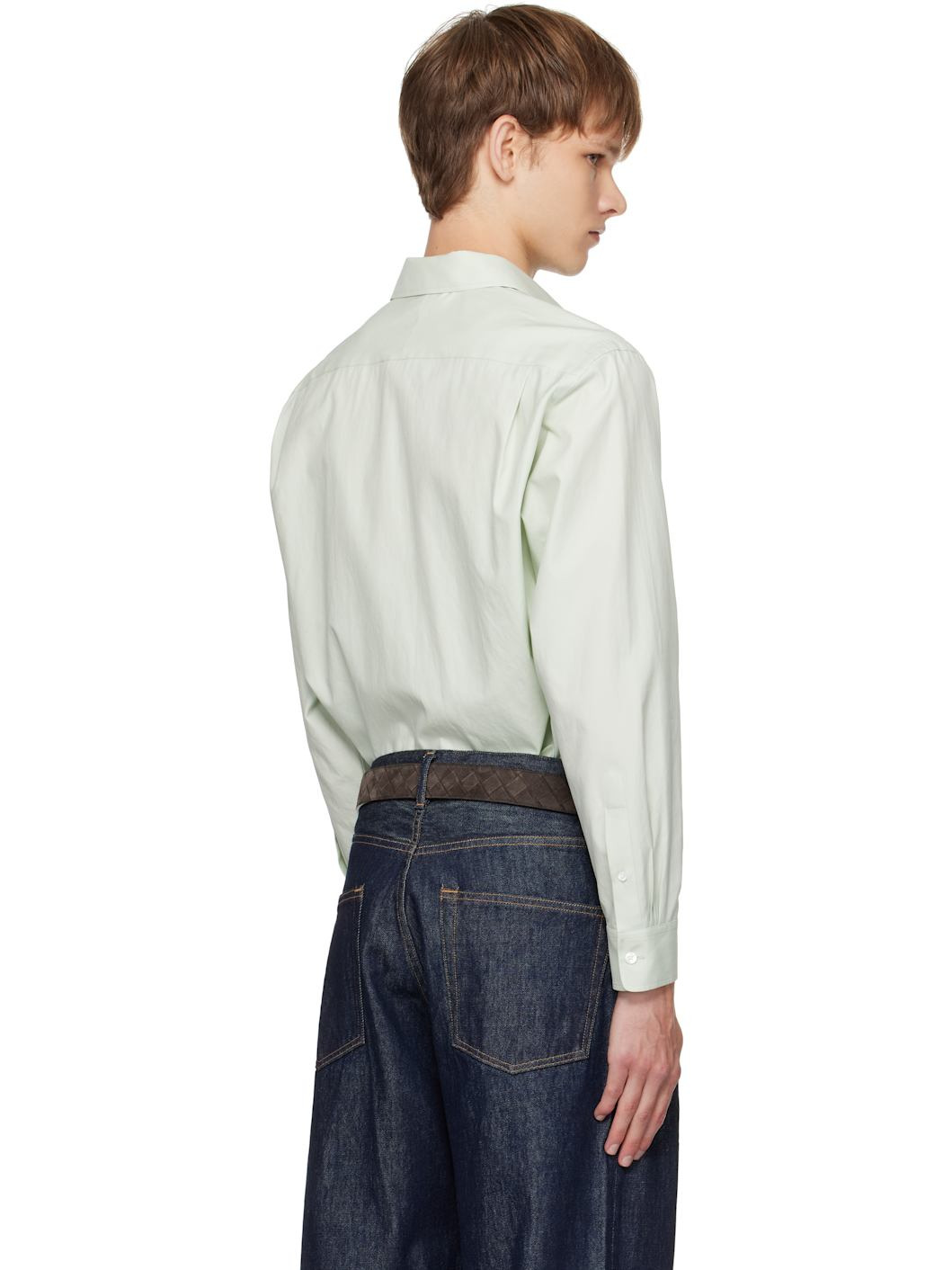 Green Washed Finx Twill Shirt - 3