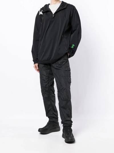 Y-3 logo print hooded jacket outlook