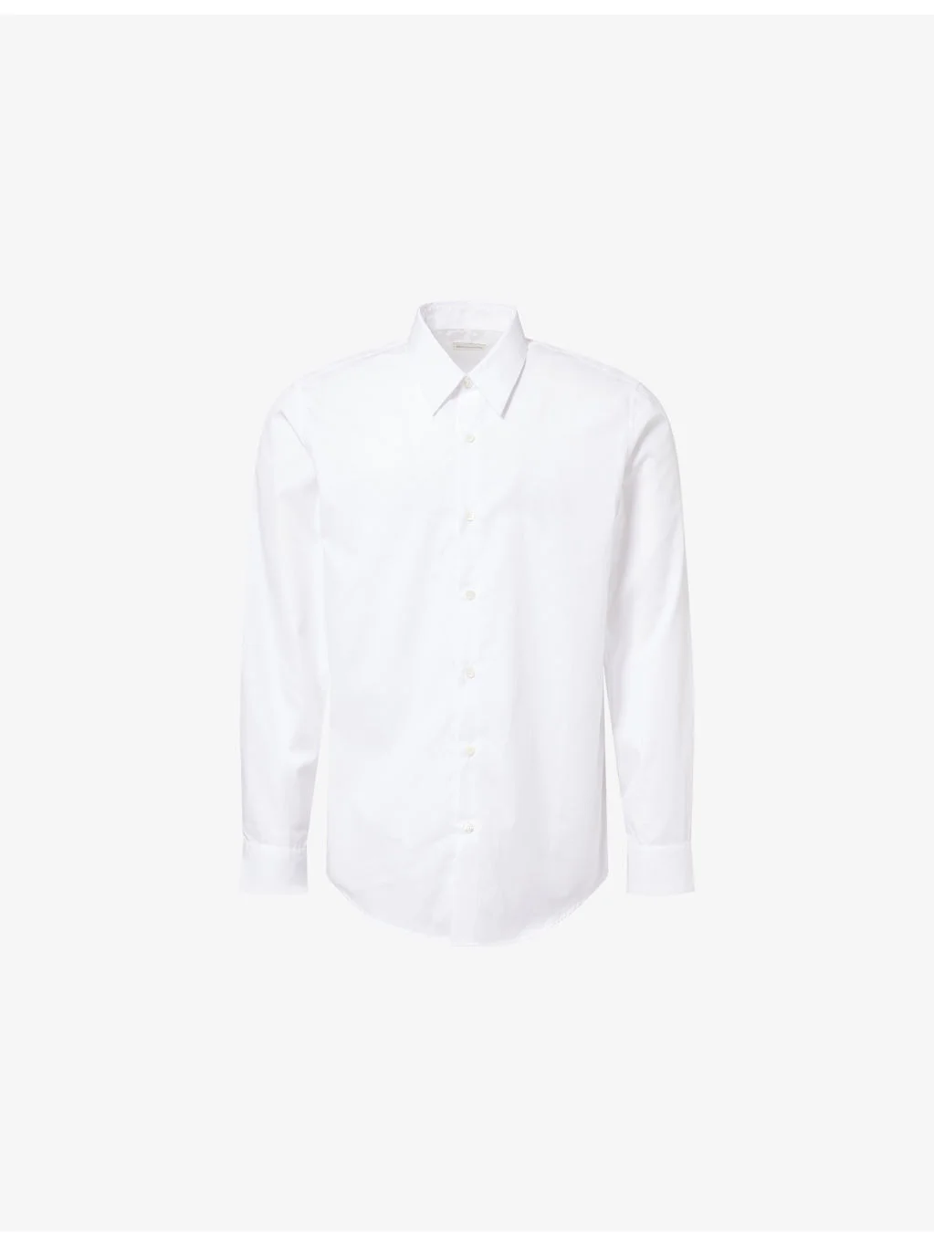 Curles Pointed-Collar Cotton Shirt - 1