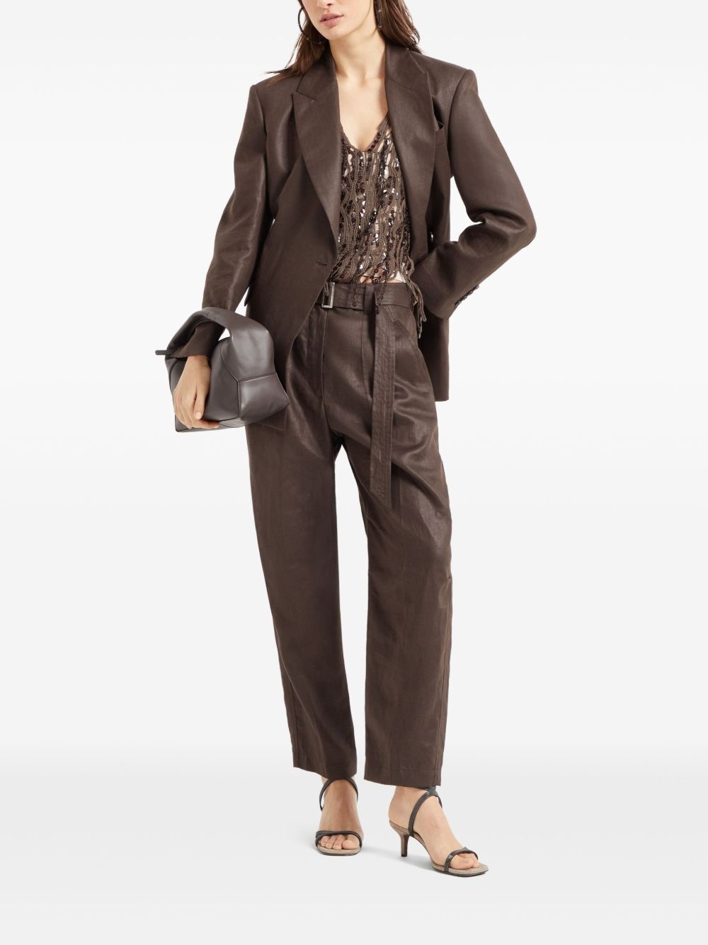 belted trousers - 2