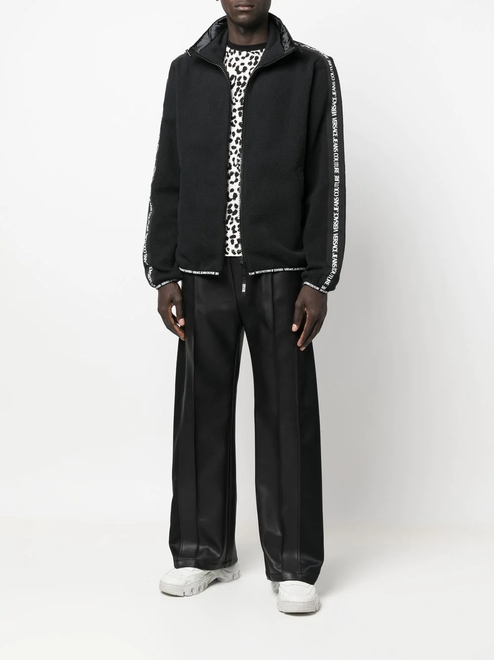 logo-print track jacket - 2