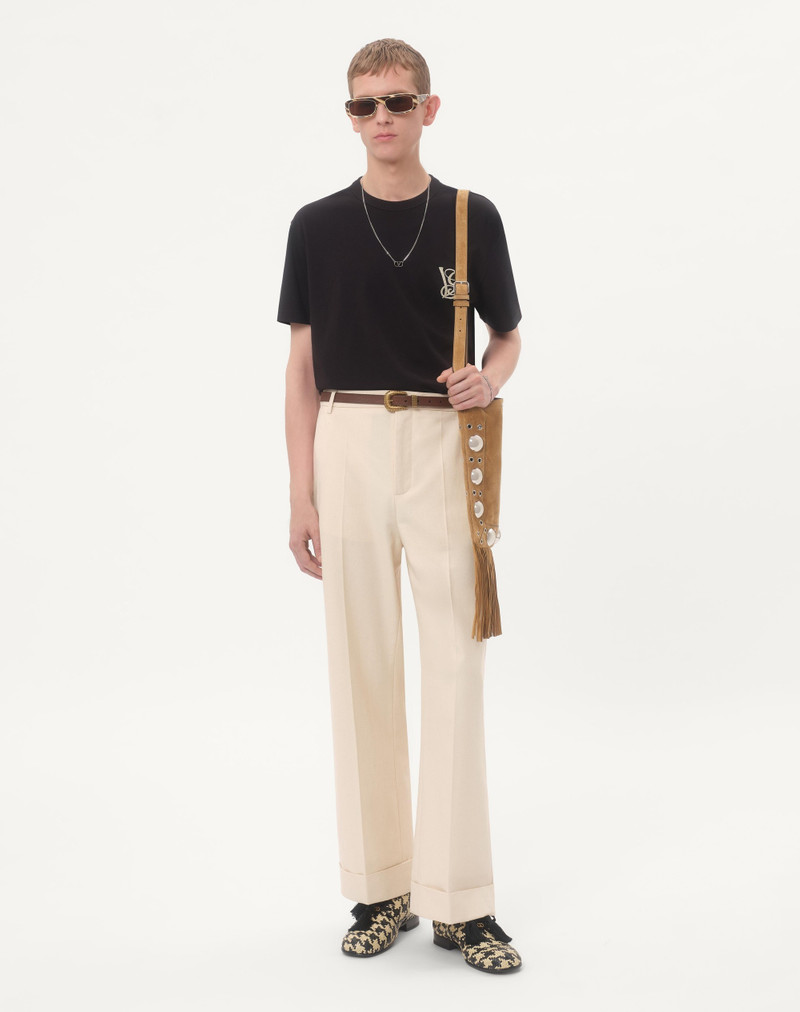 Valentino COTTON T-SHIRT WITH VG PATCH outlook