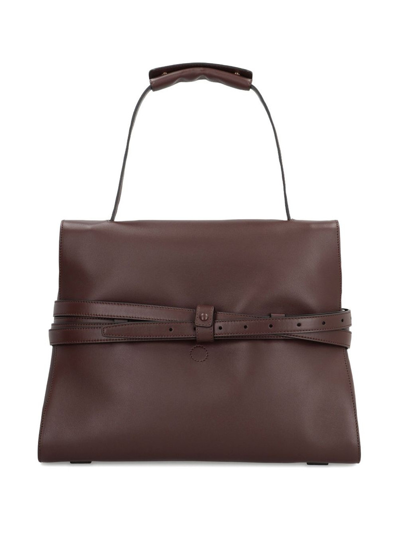 Moschino belted top-handle tote bag outlook