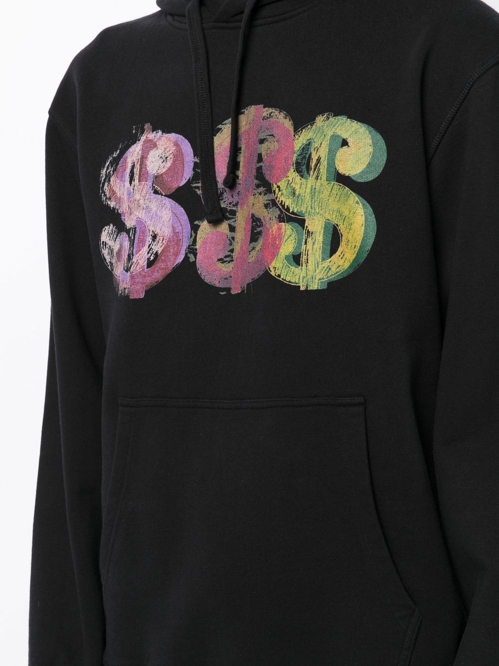 GRAPHIC-PRINT DRAWSTRING HOODIE - 4