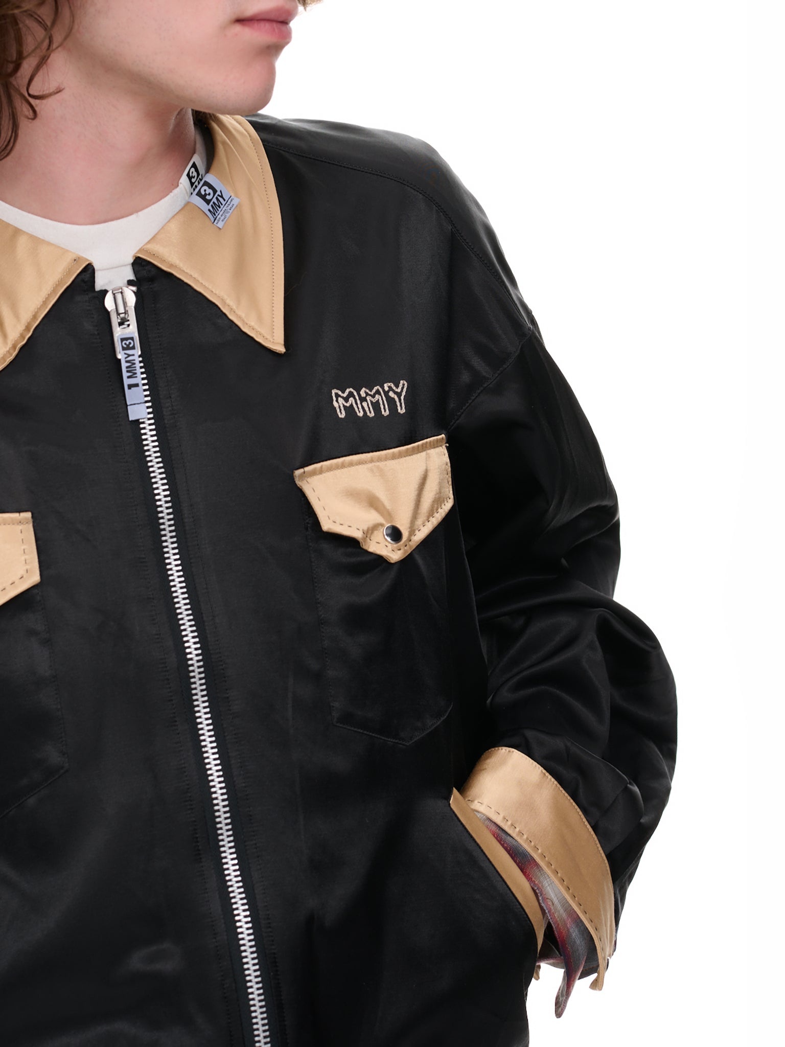 Maison MIHARAYASUHIRO No-Collar Car Club Jacket | hlorenzo 