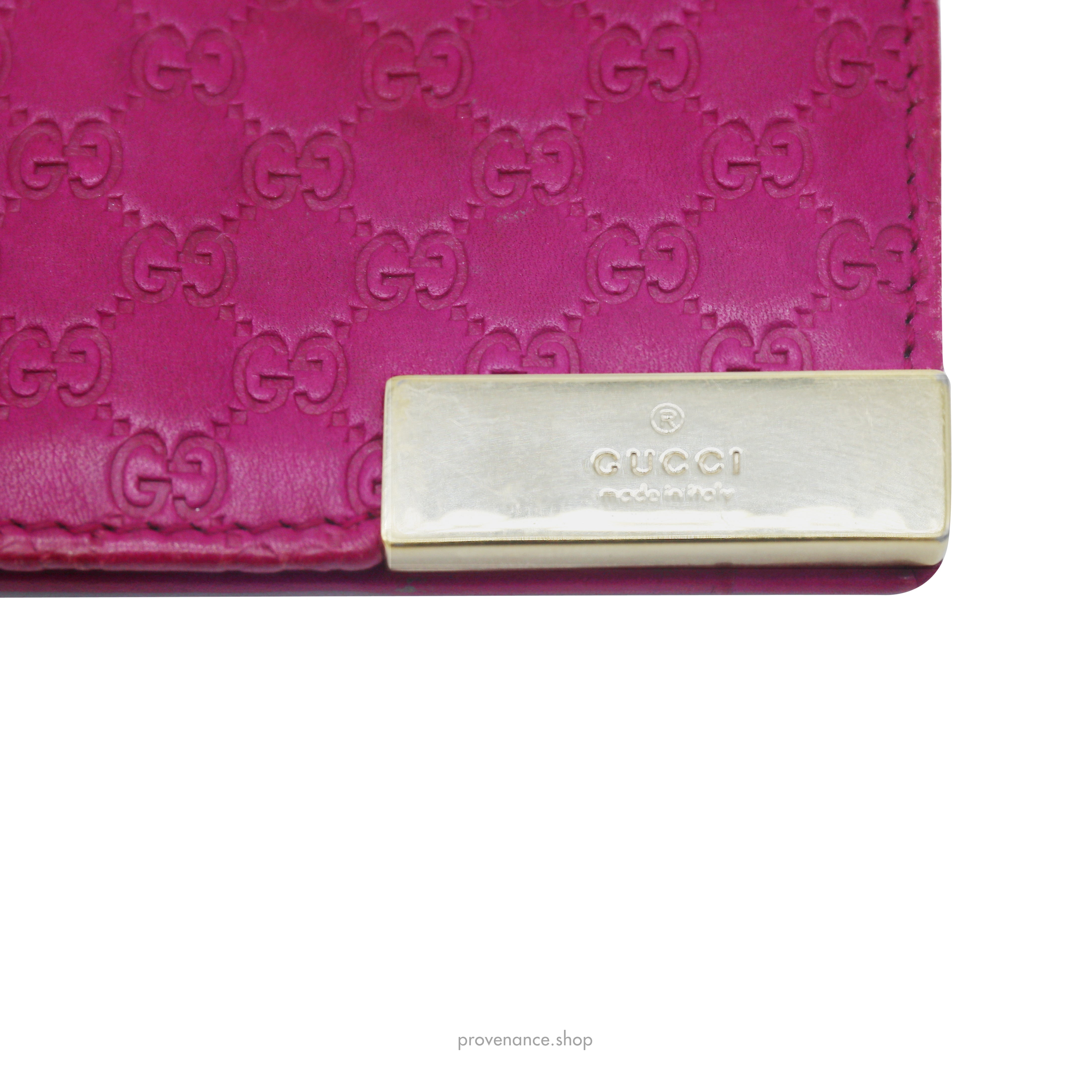 Gucci Pocket Organizer Wallet - Fuchsia MicroGuccissima - 8