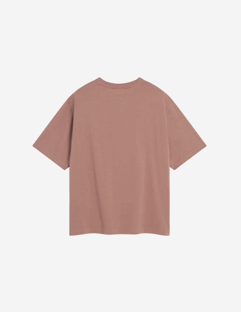 BOLD FOX HEAD PATCH OVERSIZE TEE SHIRT - 5