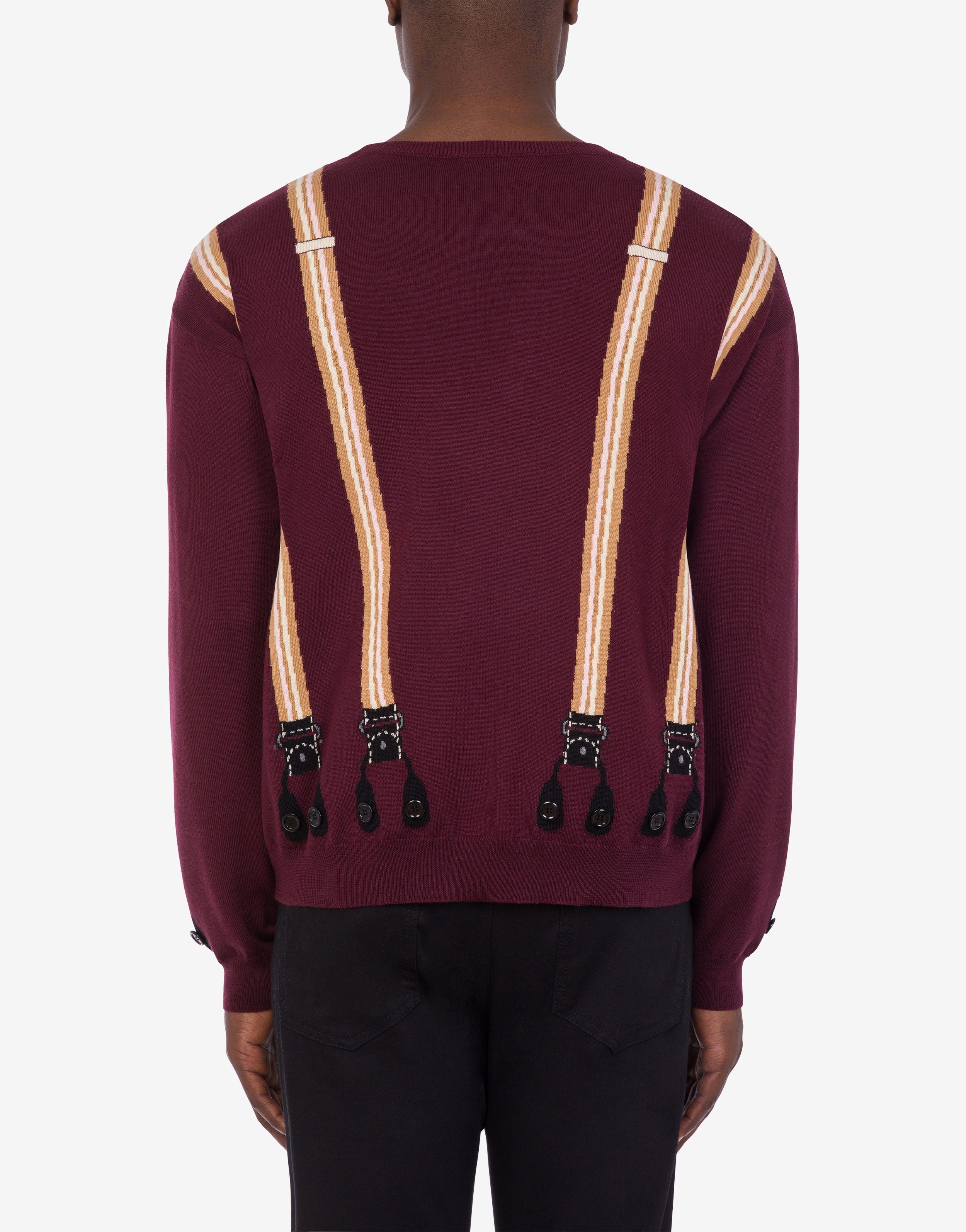 SUSPENDERS WOOL JUMPER - 3