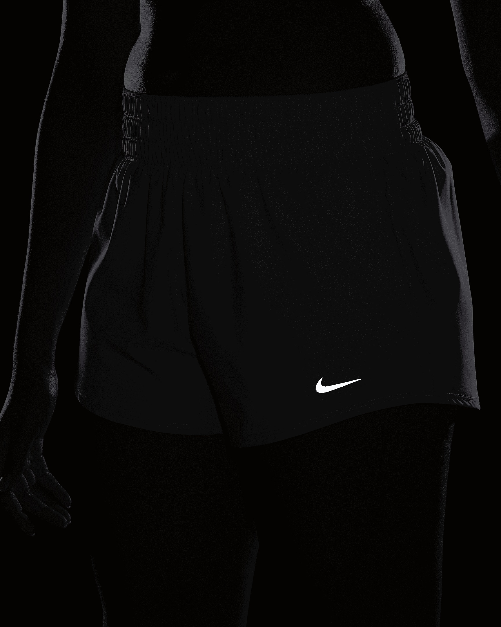 Nike One Women's Dri-FIT Mid-Rise 3" Brief-Lined Shorts - 7