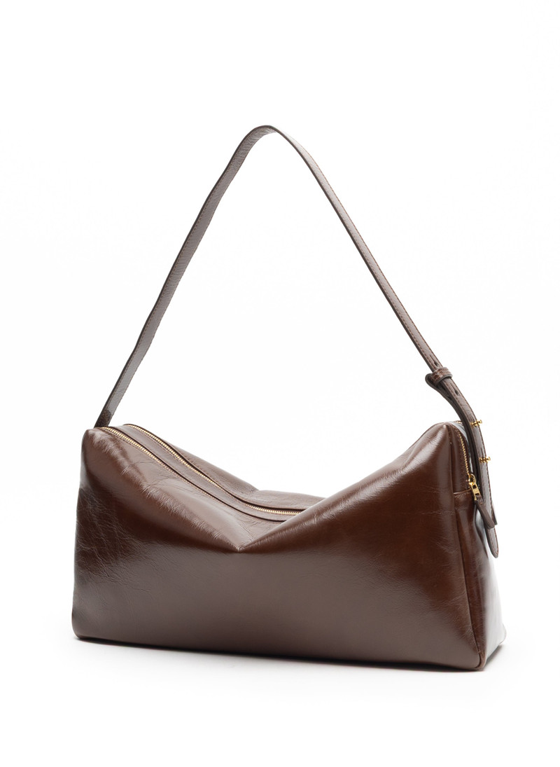 Elleme Trousse Large Vintage Leather Mocha outlook