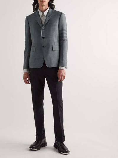 Thom Browne Slim-Fit Striped Wool-Blend Blazer outlook