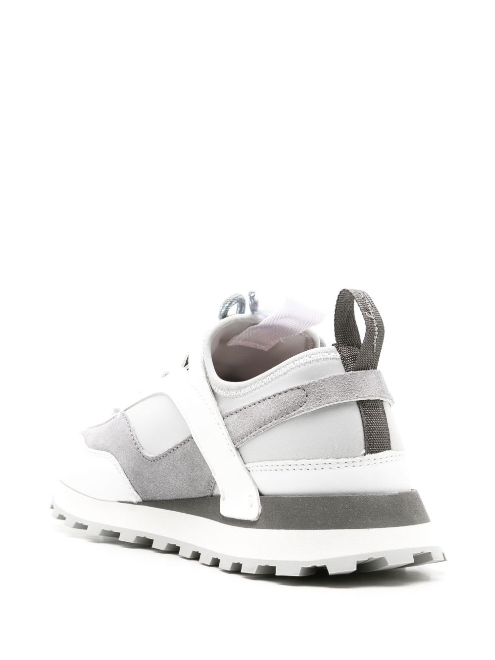 lace-up low-top sneakers - 3