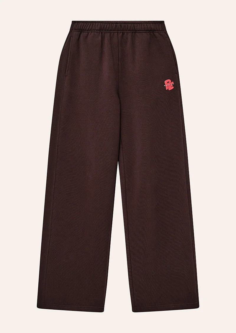 TIDAL TRACKPANT IN DARK PLUM - 1