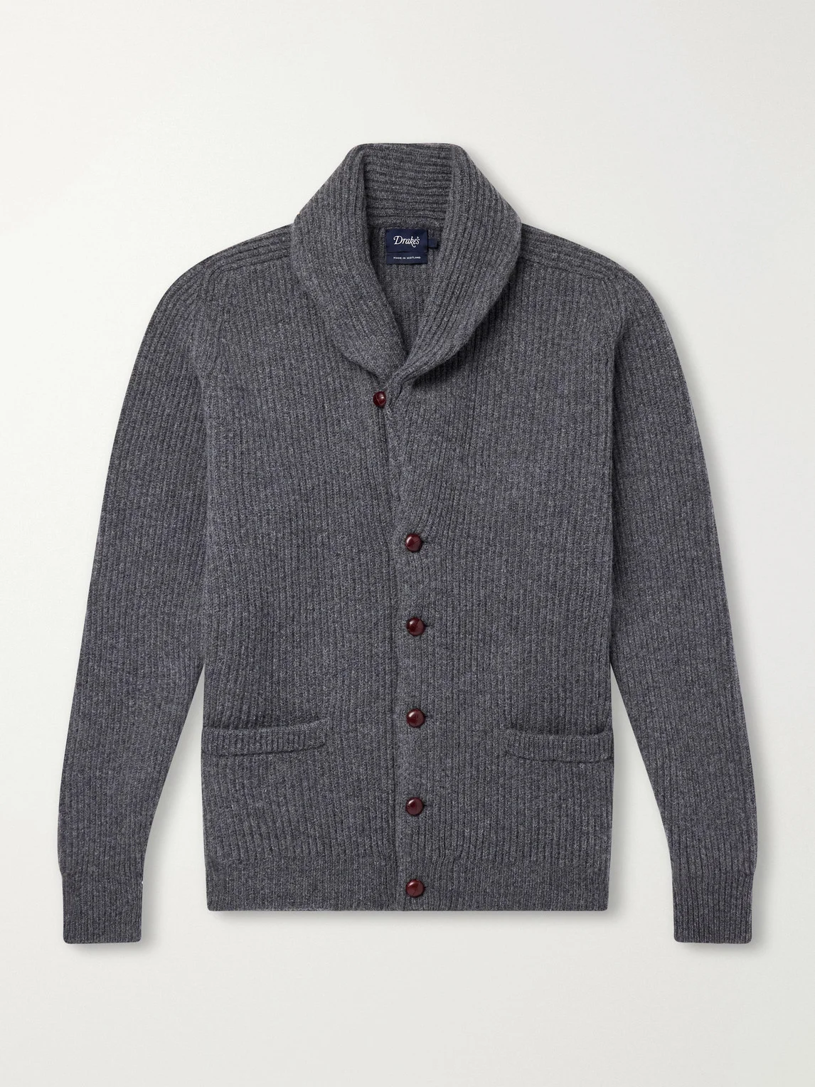 Ribbed Wool Cardigan - 1