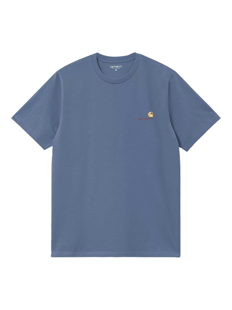 logo-embroidered T-shirt 1