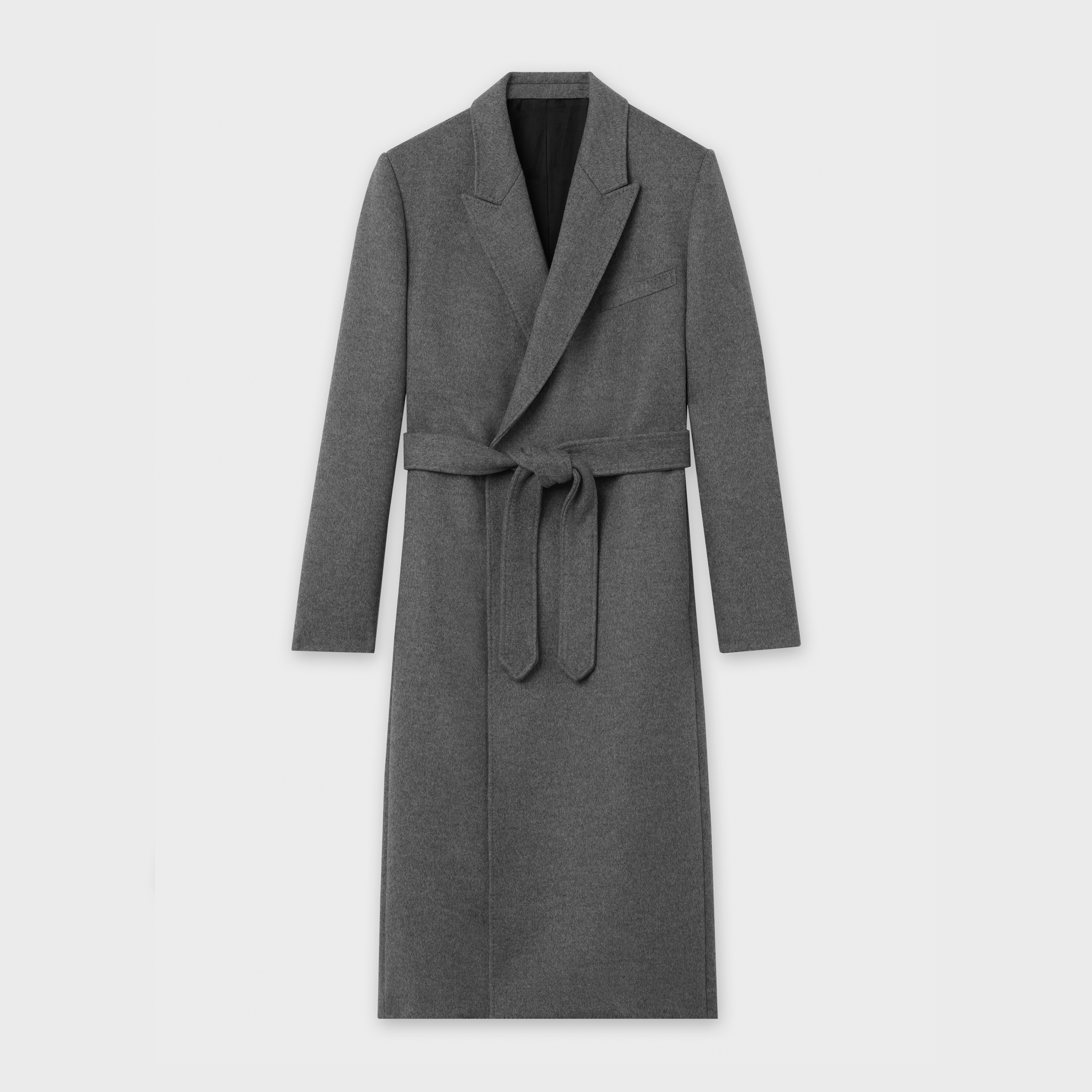 BATHROBE COAT IN WOOL AND CASHMERE - 1