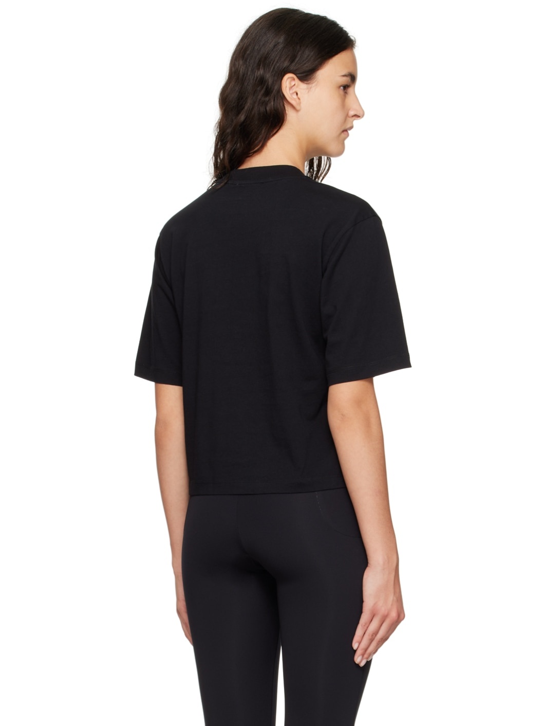 Black Flock Ow Basic T-Shirt - 3