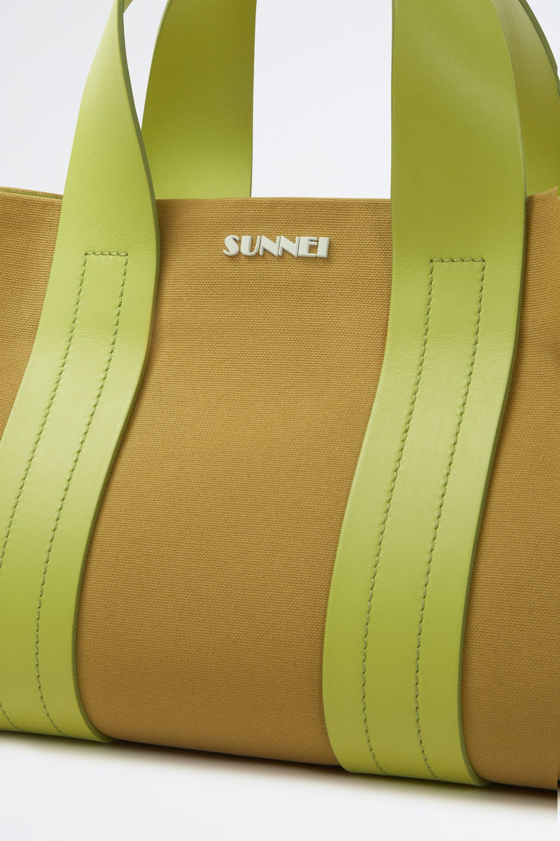 BEIGE MINI PARALLELEPIPEDO BAG 3