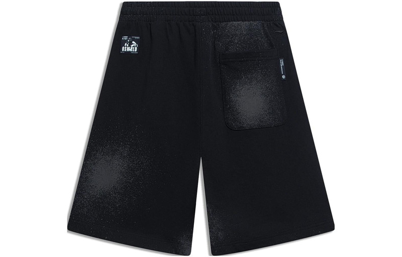 Li-Ning Li-Ning x Disney Oswald Graphic Shorts 'Black' AKST307-1 outlook