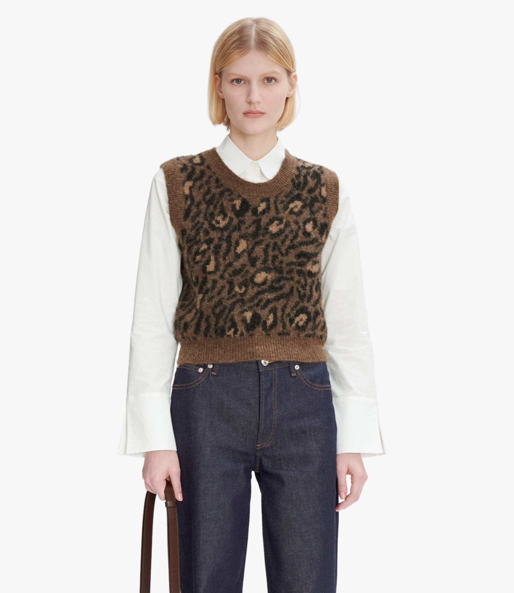 LÉANA SLEEVELESS SWEATER - 2