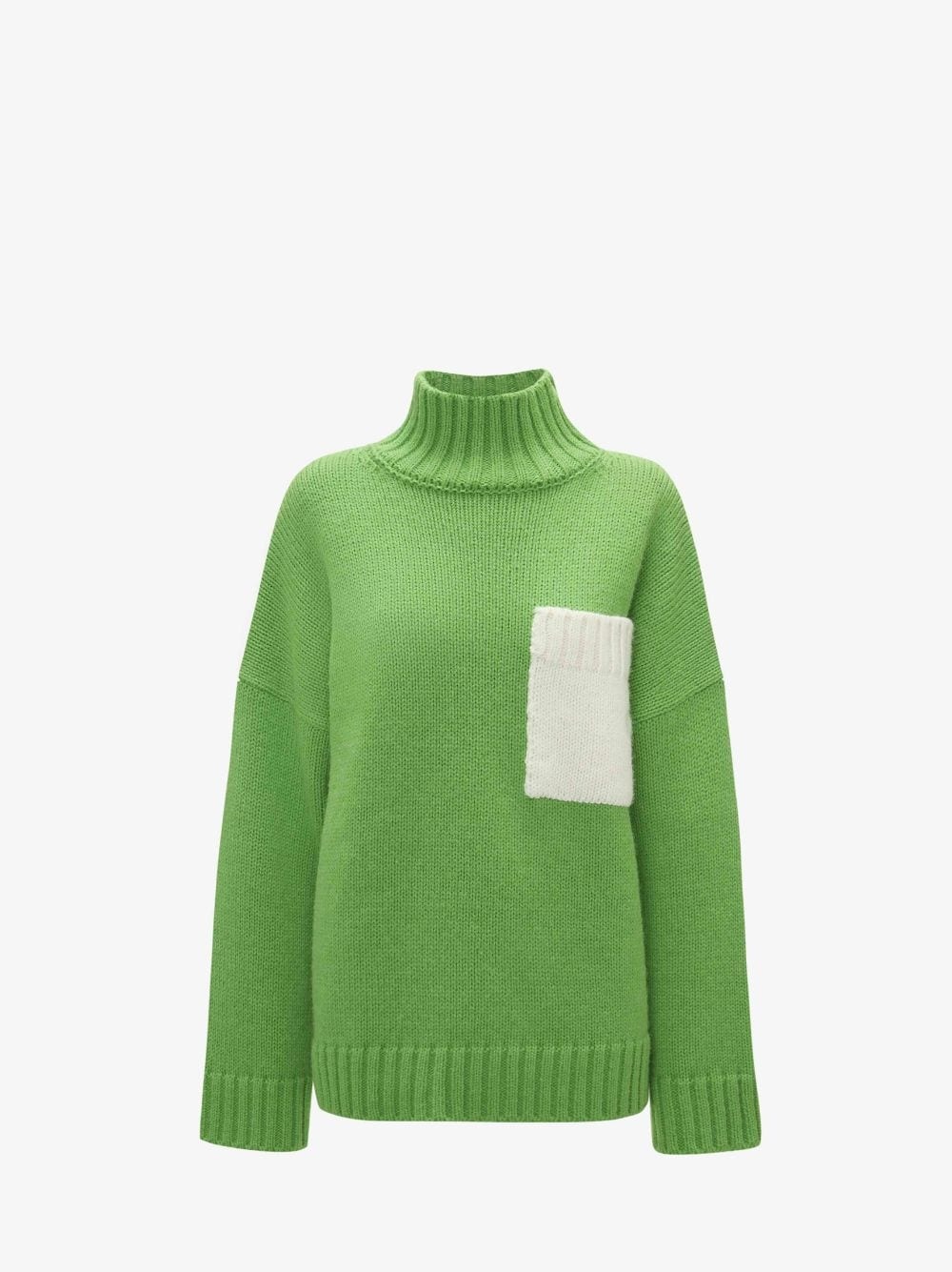 knitted patch-pocket jumper - 1