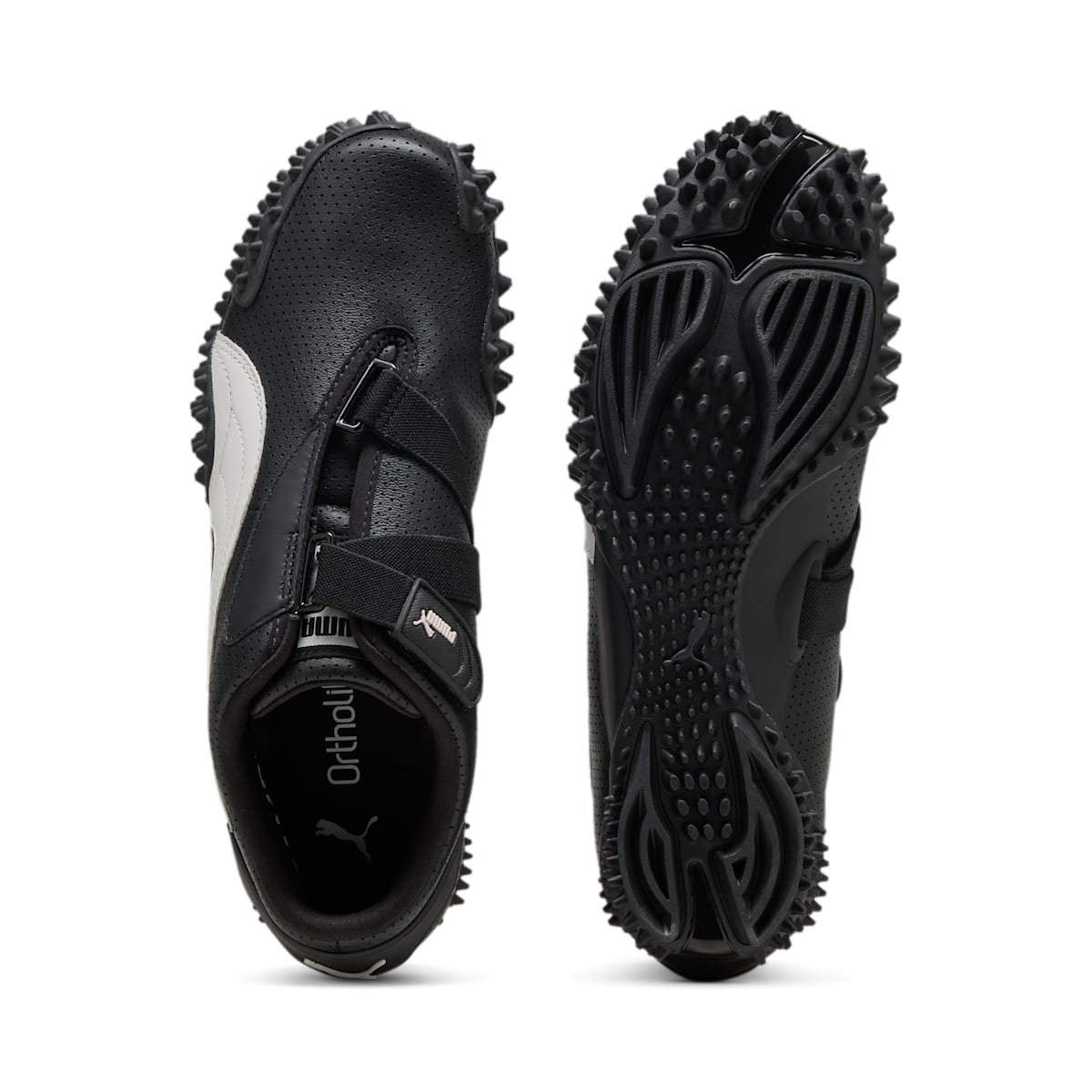 PUMA Mostro Perforated Leather 'Black White' 397331-02 - 4
