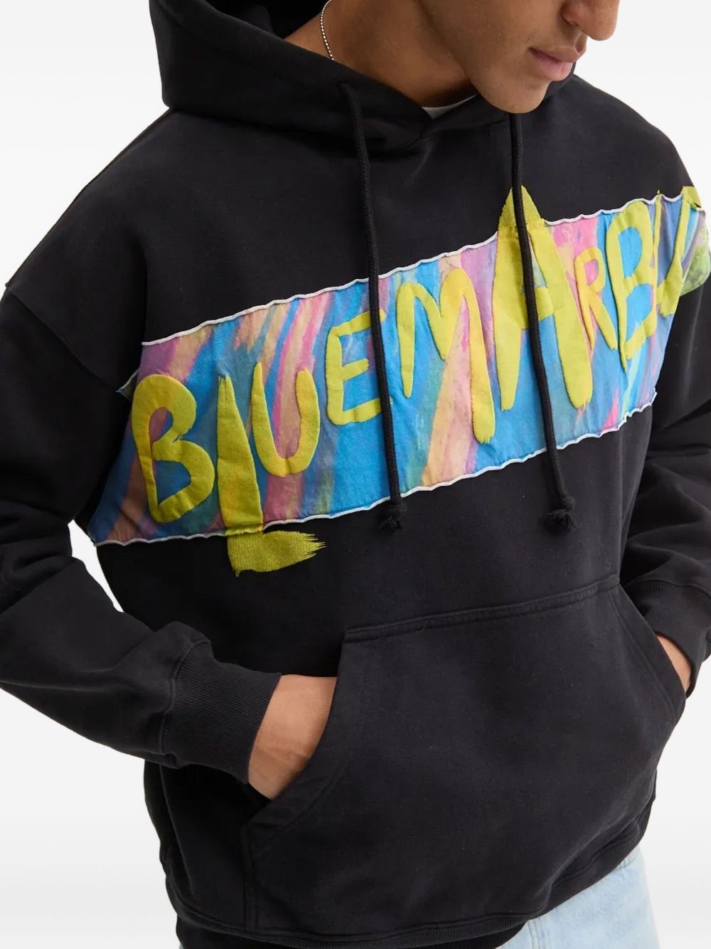 logo-print hoodie - 4