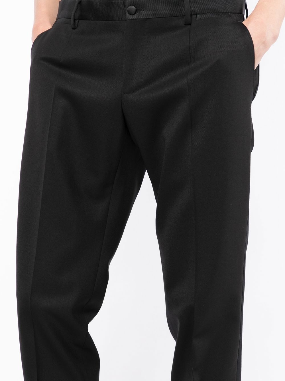 straight-leg tailored trousers - 5