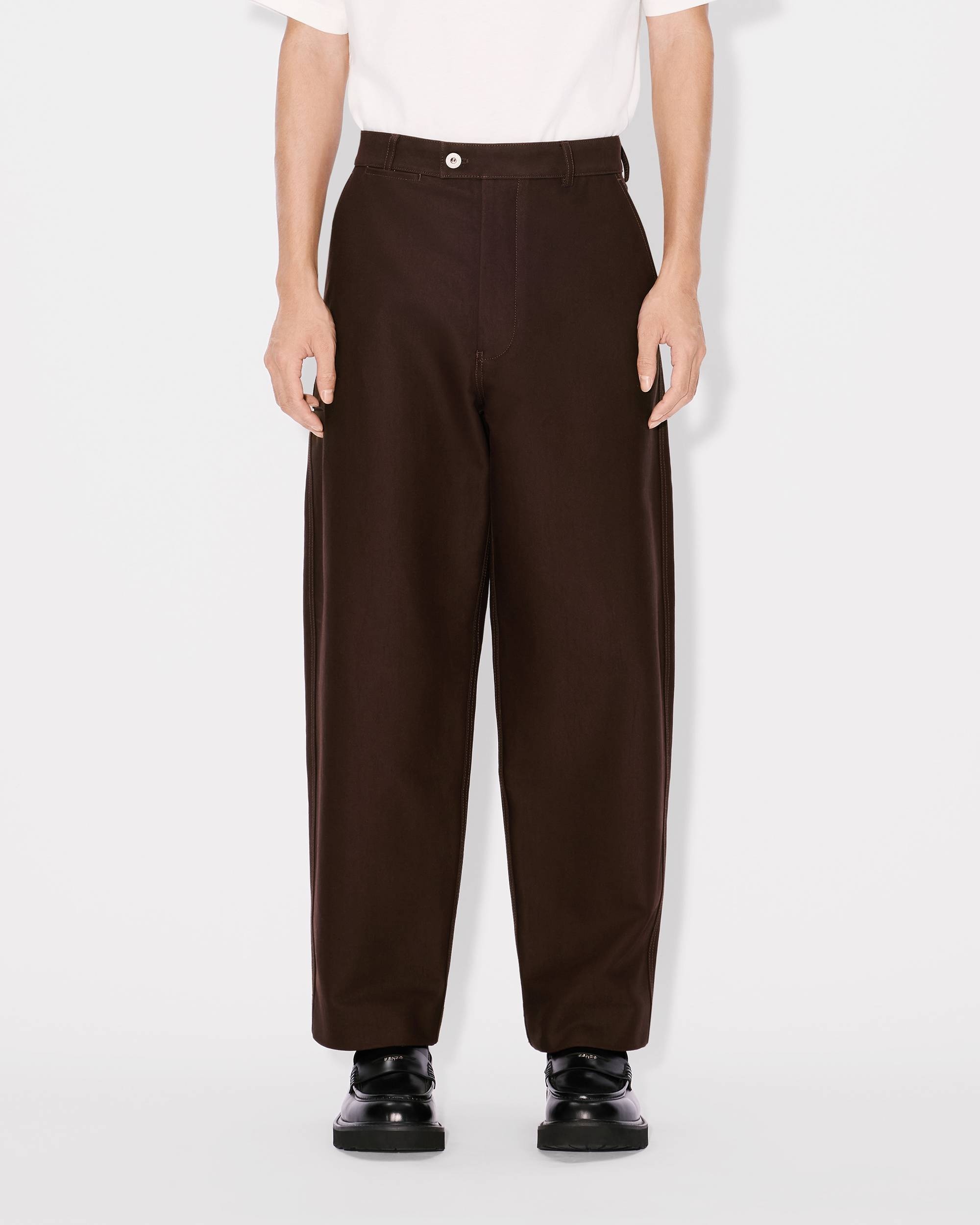 Tapered workwear pants in cotton - 4