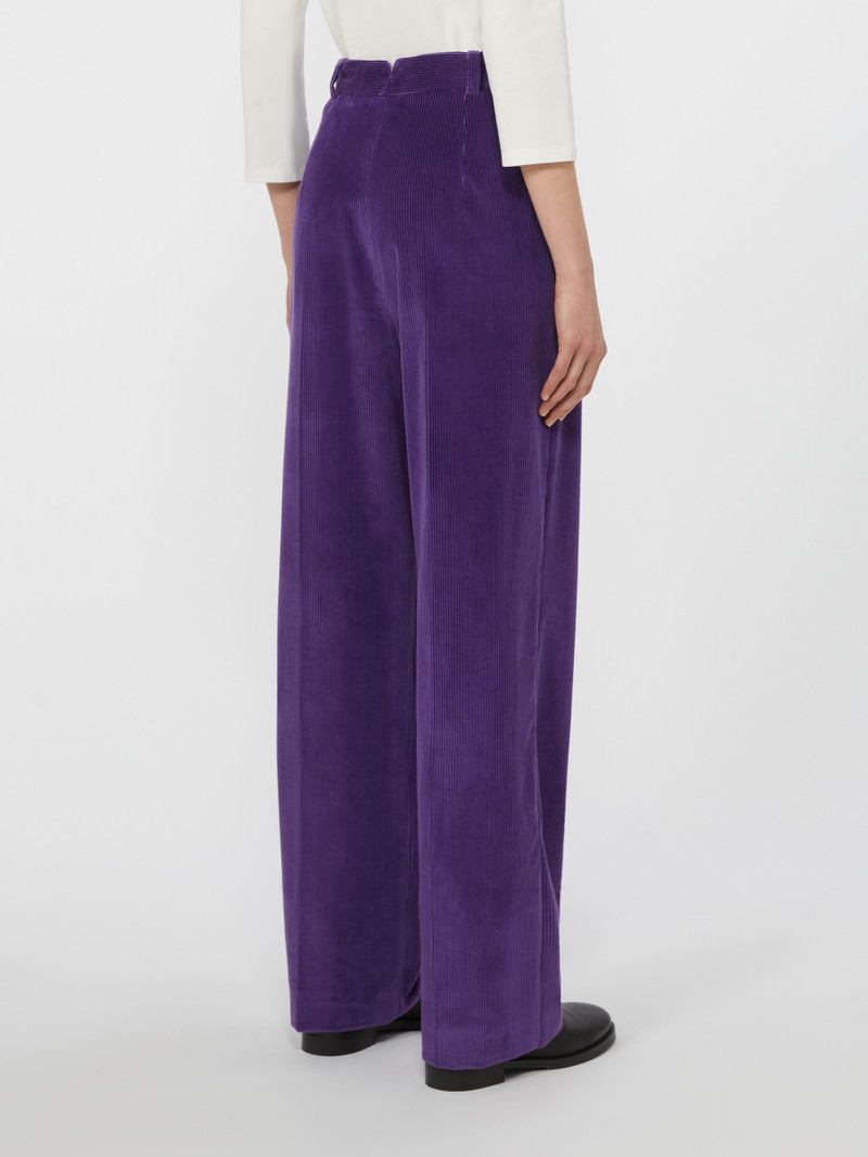 ORDINE Cotton velvet trousers 4